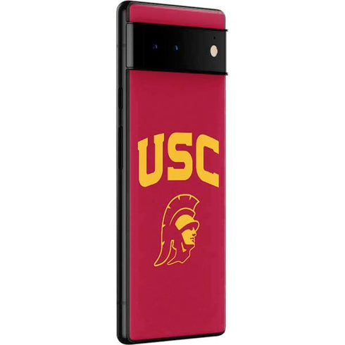 University of Southern California USC Trojan Logo Google Pixel 6 Skin
